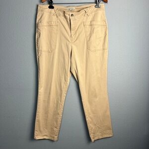 Frye and Co. Khaki Pants Utility Streetwear Pockets Straight Leg Casual Size‎ 16
